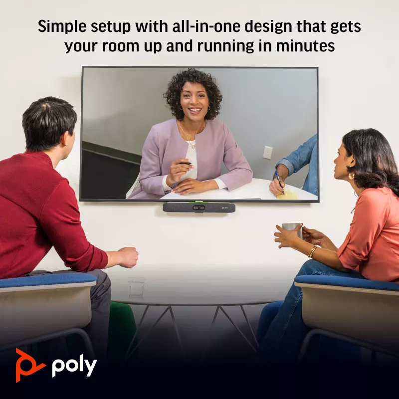 POLY Studio X30 „viskas viename“ vaizdo juosta 4K Ultra HD 60 fps 5x priartinimas