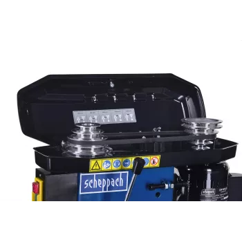 Stalinė gręžimo staklės Scheppach DP16VLS 500W, plieninis korpusas, 230–240V, 2500 aps./min., 13 mm griebtuvas, 600×220×435 mm