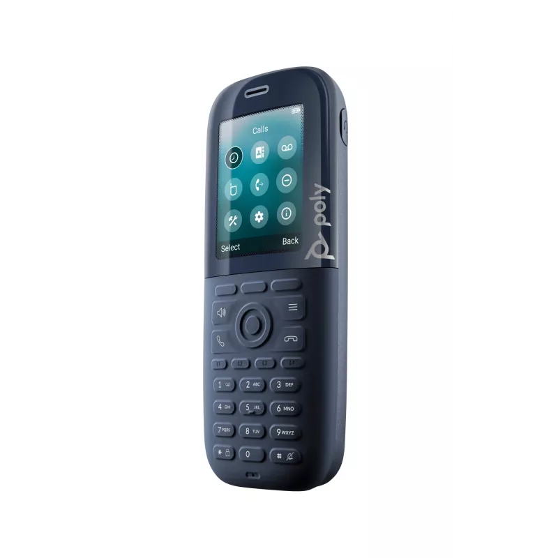 HP Poly Rove 30 DECT telefono ragelis, juodas, TFT, 240 x 320 pikselių, ENERGY STAR, 300 val., 18 val.