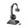 HP Poly Savi 8210 Vienpusis DECT 1880-1900 MHz Top +Įkrovimo Lopšys