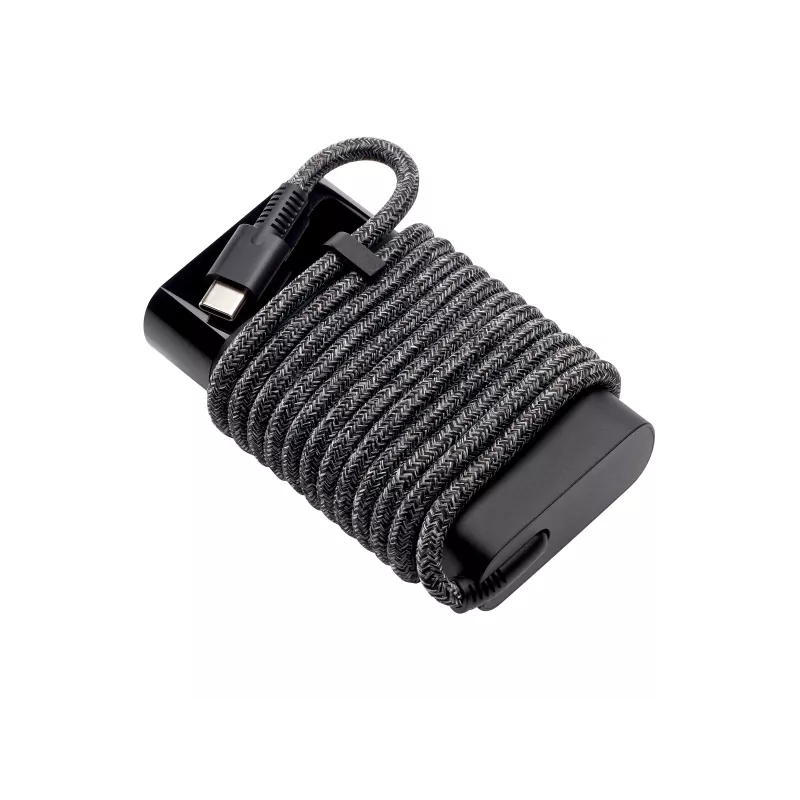 HP USB-C 65W nešiojamojo kompiuterio įkroviklis, skirtas naudoti patalpose, maitinimo blokas, juodas, 0,18 m kabelis