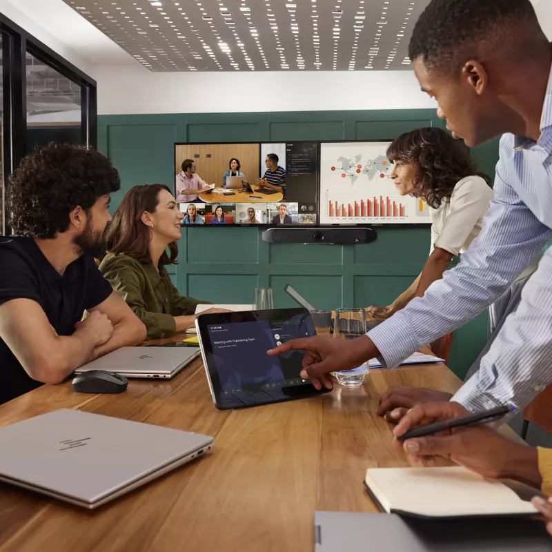 HP Poly Studio Base Kit G9 Plus, skirta Microsoft Teams, HP Mini IP PC su TC10