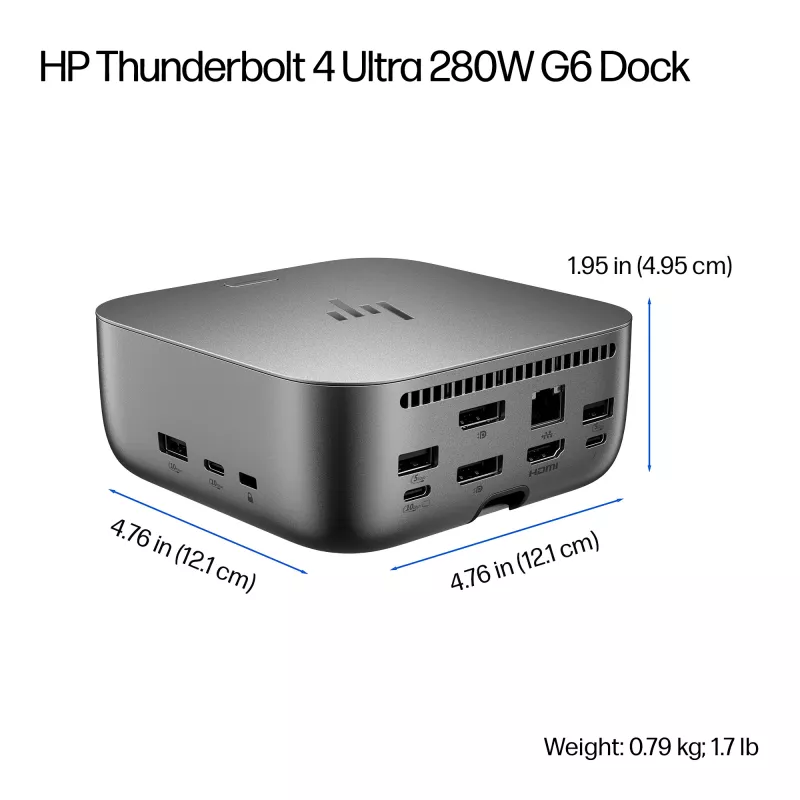 HP Thunderbolt 4 Ultra 280W G6 dokinė stotelė