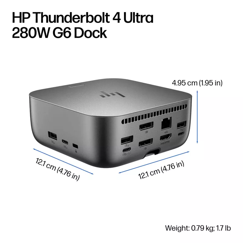 HP Thunderbolt 4 Ultra 280W G6 dokinė stotelė