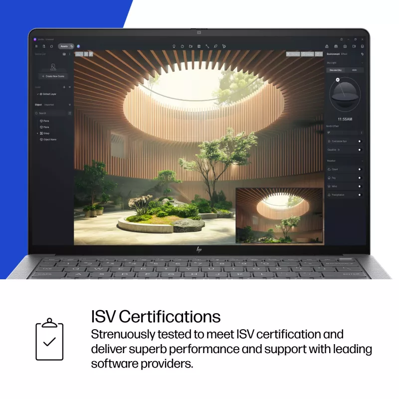 HP ZBook Ultra G1a Copilot+ kompiuteris AMD Ryzen AI Max PRO 390 35,6 cm (14 colių) jutiklinis ekranas 2.8K 64 GB LPDDR5x-SDRAM 1 TB SSD Wi-Fi 7 (802.11be) Windows 11 Pro AI darbo stotis, dirbtinio intelekto kompiuteris Sidabrinis