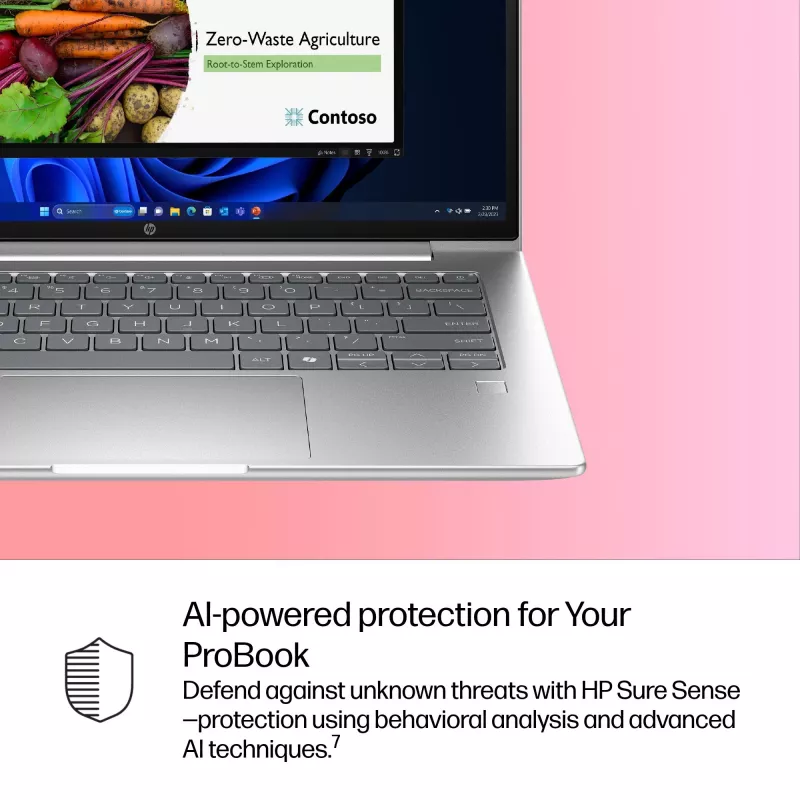 Nešiojamasis kompiuteris HP ProBook 4 G1i AI PC 14 colių Intel Core Ultra 5 16 GB 512 GB Intel Graphics Windows 11 Pro