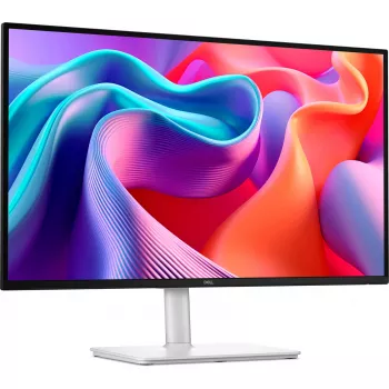 27 colių monitorius Dell S2725DSM — 68,6 cm, 2560×1440 (QHD) LCD, 8 ms, 16:9, įmontuoti garsiakalbiai, VESA tvirtinimas, reguliuojamas aukštis, baltas