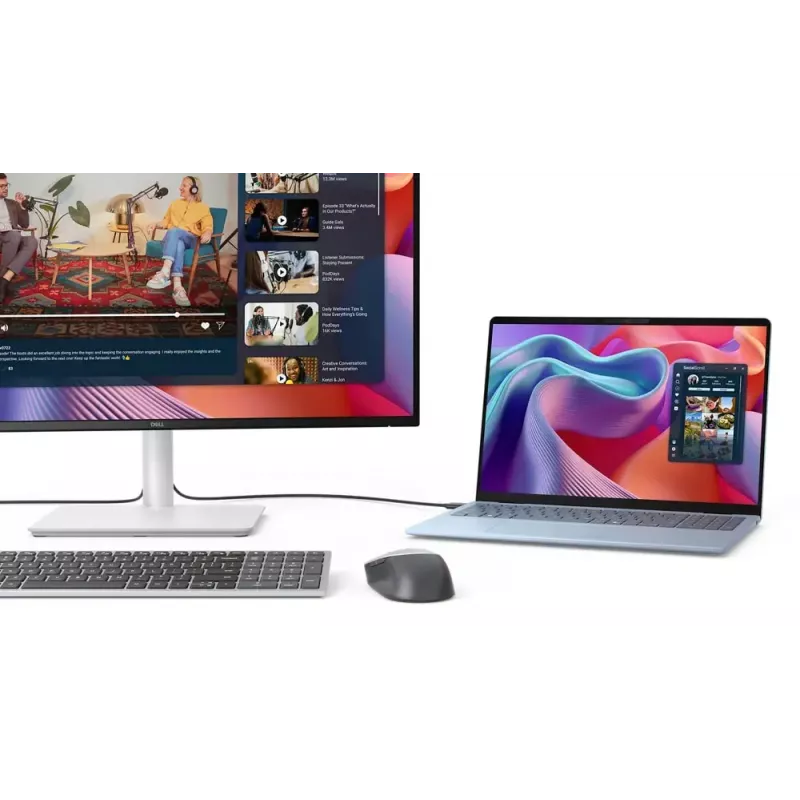 Kompiuterio monitorius Dell S2725DC 27 coliai 2560×1440 QHD LCD 8 ms 16:9 178° USB 3.2 Gen1 garsiakalbiai aukščio reguliavimas VESA baltas