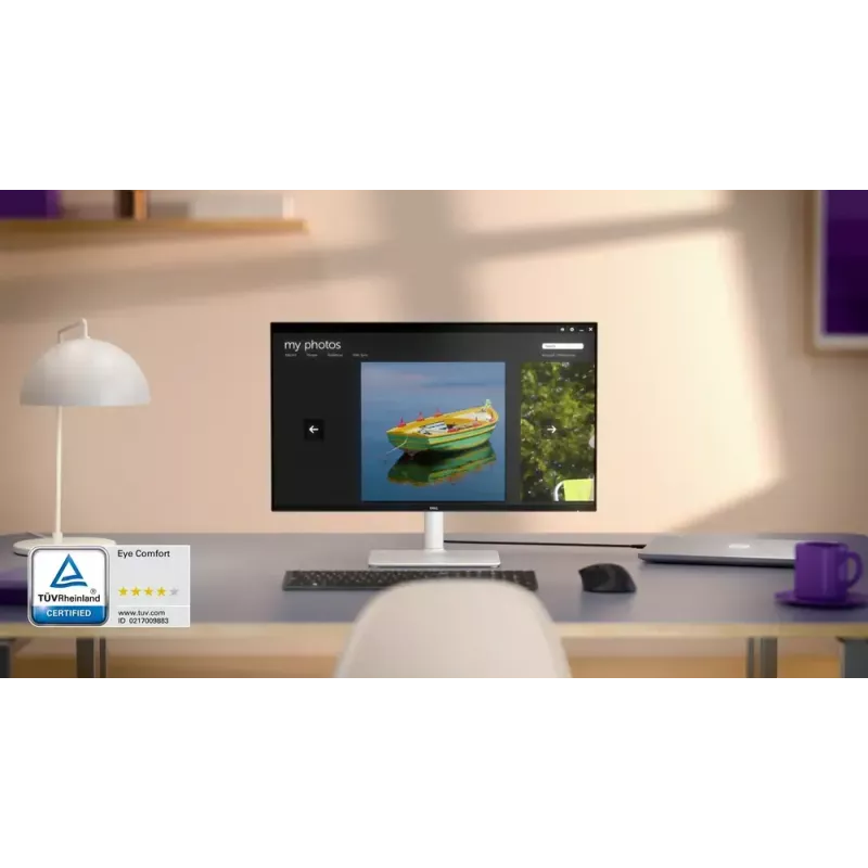 Kompiuterio monitorius Dell S Series S2425HSM 24 col. (61 cm) Full HD 1920×1080 LCD 8 ms 16:9 178° garsiakalbiai VESA aukščio reguliavimas Baltas
