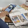 DYMO LetraTag LT-100H rankinis etikečių spausdintuvas | ABC klaviatūros etikečių spausdintuvas su lengvai naudojamu 13 simbolių LCD ekranu | namams ar biurui | mėlynas