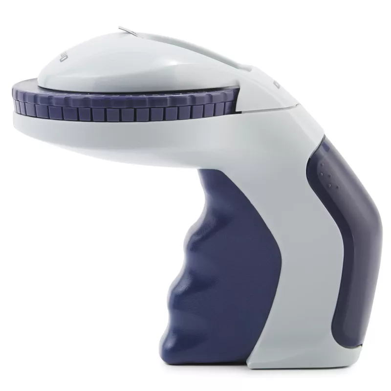 Embosser Dymo Omega 12mm — rankinis etikečių reljefizatorius, PVC etiketės, tiesioginis terminis spausdinimas, 3,7 mm spausdinimo aukštis