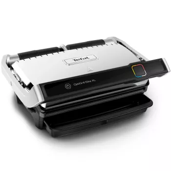 Kontaktinis grilis Tefal OptiGrill Elite XL GC760D — nerūdijantis plienas, 800 cm² paviršius, 2200 W