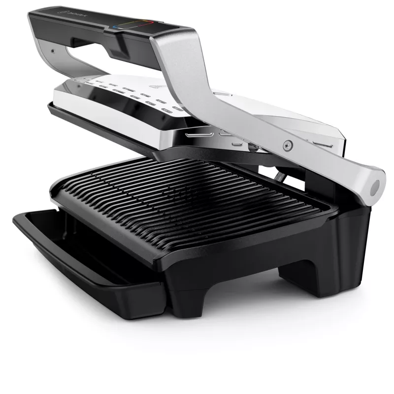 Kontaktinis grilis Tefal OptiGrill Elite XL GC760D — nerūdijantis plienas, 800 cm² paviršius, 2200 W