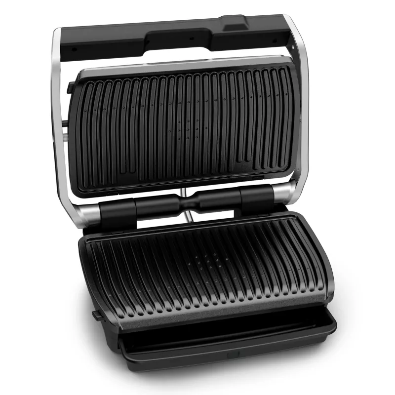 Kontaktinis grilis Tefal OptiGrill Elite XL GC760D — nerūdijantis plienas, 800 cm² paviršius, 2200 W