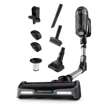Rowenta X-Force RH9958 2-in-1 stick vacuum baterija Dry HEPA Bagless 0.9 L Juoda, Pilka