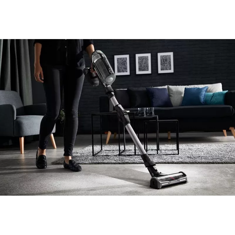 Rowenta X-Force RH9958 2-in-1 stick vacuum baterija Dry HEPA Bagless 0.9 L Juoda, Pilka