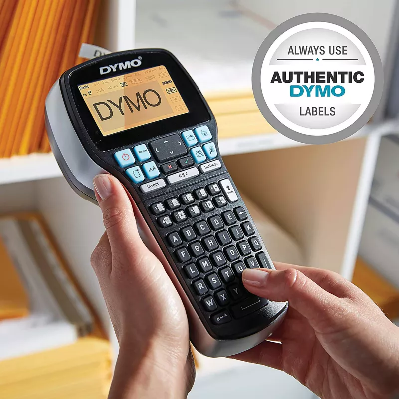 DYMO LabelManager 420P etikečių spausdintuvas | Didelio našumo įkraunamas nešiojamas etikečių spausdintuvas | Kompiuterio jungtis | Spausdinkite brūkšninius kodus, logotipus ir grafiką