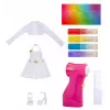 Rainbow High Air Brush & Create Fashion Dolls - Pilkos akys, Mados lėlė, Moteriška, 4 m., Berniukas/Mergaitė, Įvairiaspalvė
