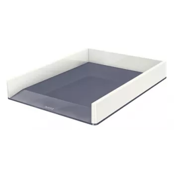 Leitz Letter Tray WOW Dual Colour, Plastikas, Metallic, White, A4, 267 mm, 336 mm, 49 mm
