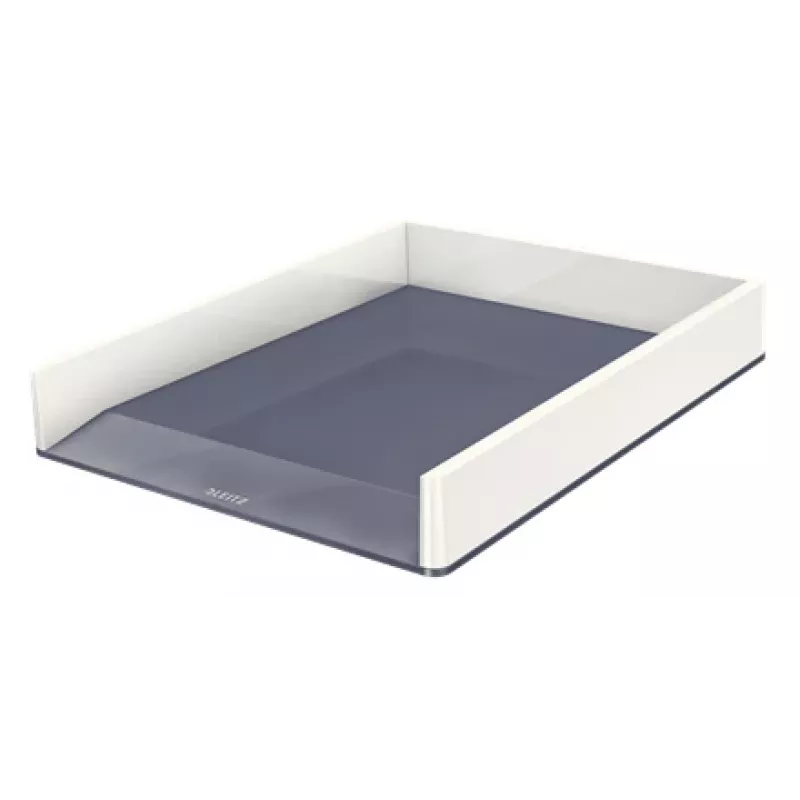 Leitz Letter Tray WOW Dual Colour, Plastikas, Metallic, White, A4, 267 mm, 336 mm, 49 mm