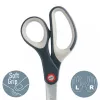 Leitz Cosy Titanium biuro žirklės 205 mm, suaugusiems, tiesus kirpimas, viengubos, pilkos, nerūdijantis plienas, biuro žirklės
