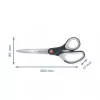 Leitz Cosy Titanium biuro žirklės 205 mm, suaugusiems, tiesus kirpimas, viengubos, pilkos, nerūdijantis plienas, biuro žirklės