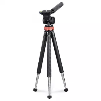 Hama Traveller Pro stovas Išmanusis telefonas/Veiksmo kamera 3 kojelės (-ių) Juoda, Raudona