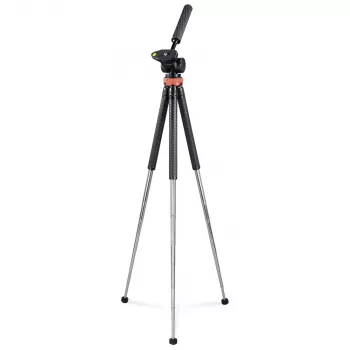 Hama Traveller Pro stovas Išmanusis telefonas/Veiksmo kamera 3 kojelės (-ių) Juoda, Raudona