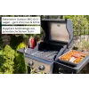 Unold 58595 Barbecue Grill-Wagen BUDDY vežimėlis elektrinis juodas, nerūdijantis plienas 2600 W