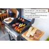 Unold 58595 Barbecue Grill-Wagen BUDDY vežimėlis elektrinis juodas, nerūdijantis plienas 2600 W