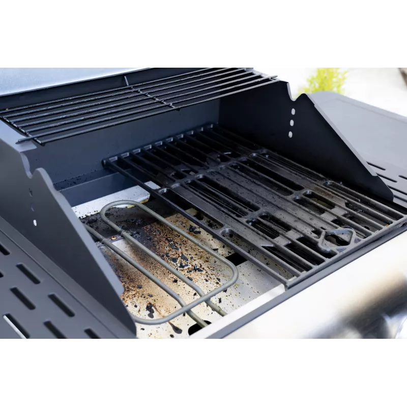 Unold 58595 Barbecue Grill-Wagen BUDDY vežimėlis elektrinis juodas, nerūdijantis plienas 2600 W
