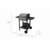 Unold 58595 Barbecue Grill-Wagen BUDDY vežimėlis elektrinis juodas, nerūdijantis plienas 2600 W