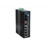 LevelOne 6 prievadų gigabitinio pramoninio komutatoriaus, 1 x SFP, 1 x SFP/RJ45 Combo, -40°C iki 75°C, DIN bėgelio