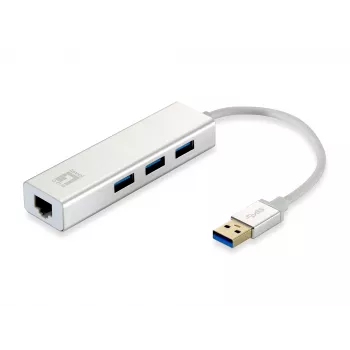 LevelOne Gigabit USB tinklo adapteris, USB šakotuvas