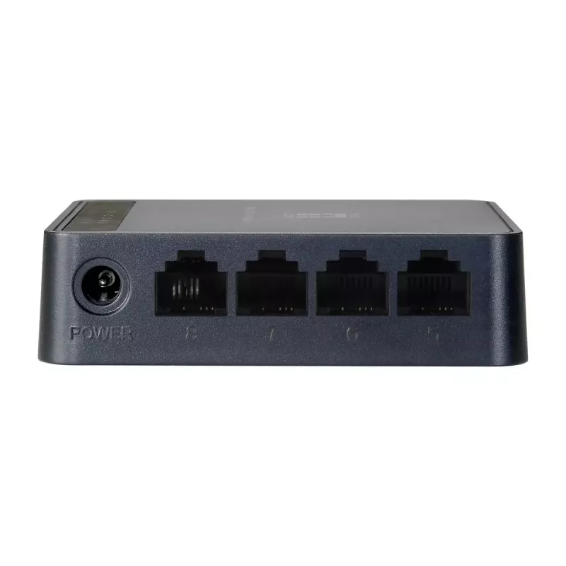 LevelOne FEU-0812 tinklo komutatorius Nevaldomas Fast Ethernet (10/100) Juodas