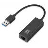 LevelOne USB-0401 Gigabit USB tinklo adapteris, laidinis, USB, Ethernet, 1000 Mbit/s, juodas
