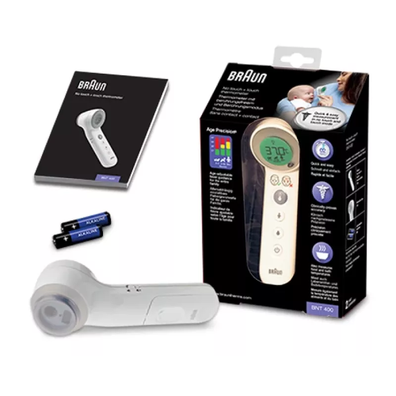 Braun BNT400 nuotolinis jutiklis baltas kaktai