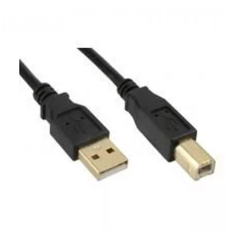 Microconnect USBAB5G USB kabelis USB 2.0 5 m USB A USB B juodas