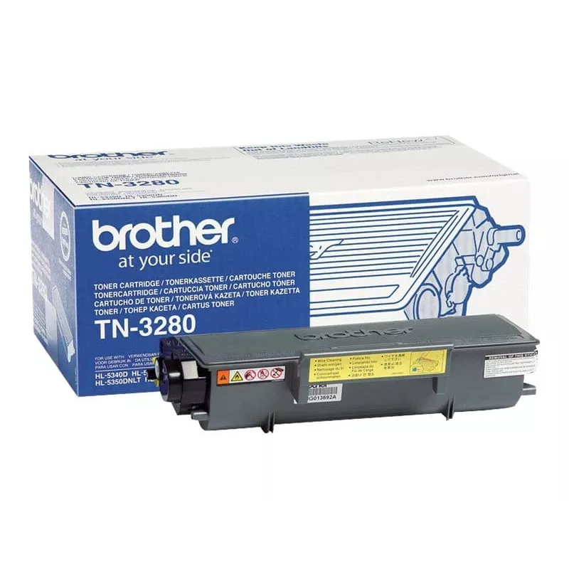Brother TN-3280 dažų kasetė 1 vnt. Originali juoda