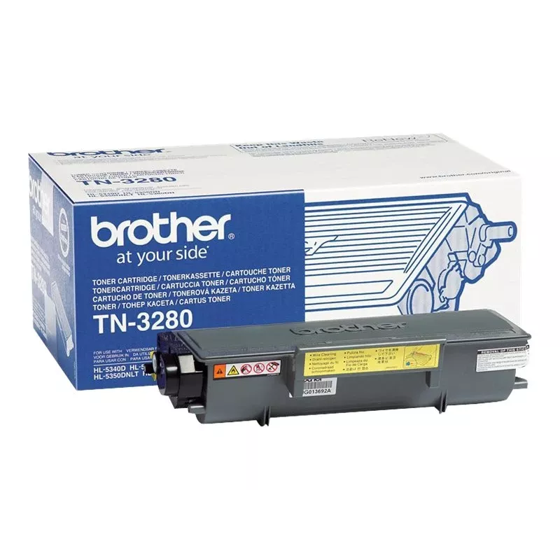 Brother TN-3280 dažų kasetė 1 vnt. Originali juoda