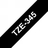 Laminuota juosta Brother TZe345 18 mm balta ant juodo