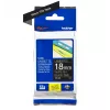 Laminuota juosta Brother TZe345 18 mm balta ant juodo
