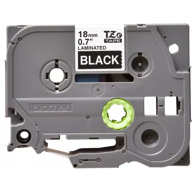 Laminuota juosta Brother TZe345 18 mm balta ant juodo