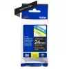 Etikečių juosta Brother TZe355 24 mm balta ant juodo