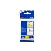 Lipni juosta Brother TZeS231 juoda ant balto 1,2 cm 8 m