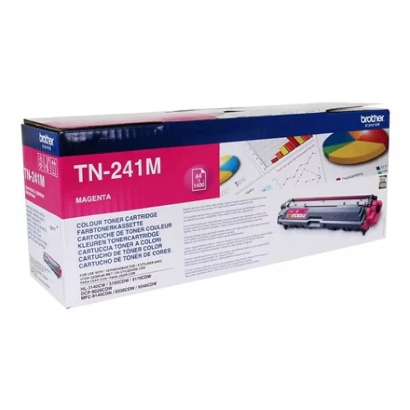 Originali Brother TN-241M Magenta tonerio kasetė 1200 puslapių