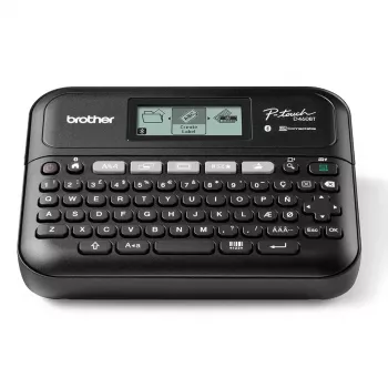 Etikečių spausdintuvas Brother PT-D460BTVP terminis perkelimas 180×180 DPI 30 mm/s laidinis ir Bluetooth QWERTY TZe juosta