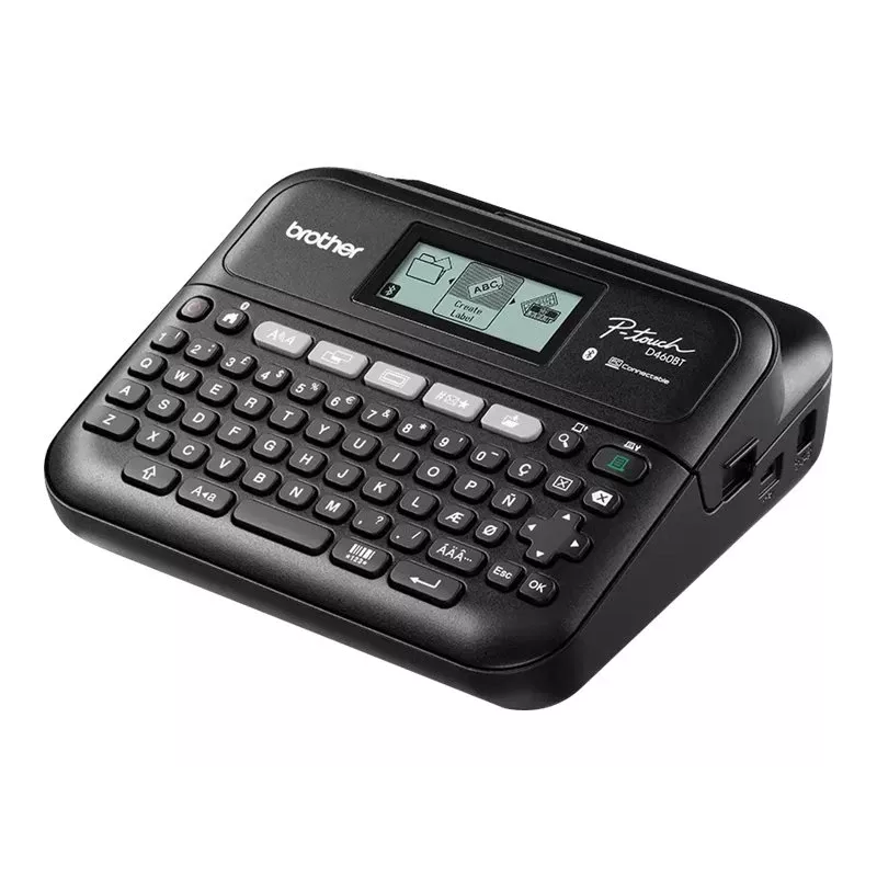 Etikečių spausdintuvas Brother PT-D460BTVP terminis perkelimas 180×180 DPI 30 mm/s laidinis ir Bluetooth QWERTY TZe juosta