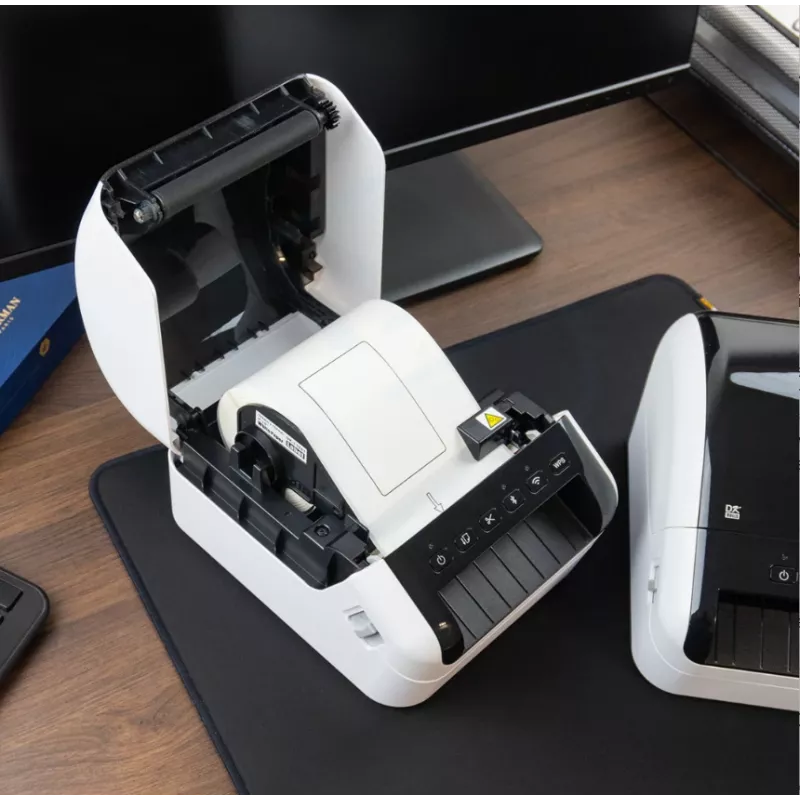 Brother QL-1110NWB, DK, Tiesioginis terminis, 300 x 300 DPI, 110 mm/s, Laidinis ir belaidis, Juoda, Balta