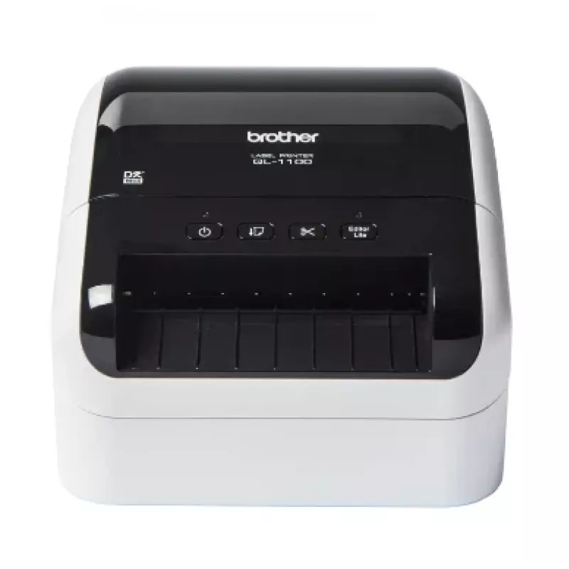 Brother QL-1110NWB, DK, Tiesioginis terminis, 300 x 300 DPI, 110 mm/s, Laidinis ir belaidis, Juoda, Balta